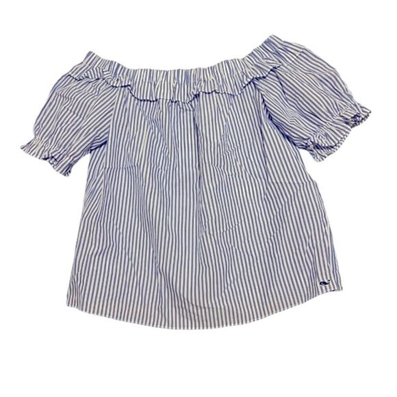 Vineyard Vines for Target Striped Off the Shoulder Top - Picture 2 of 5